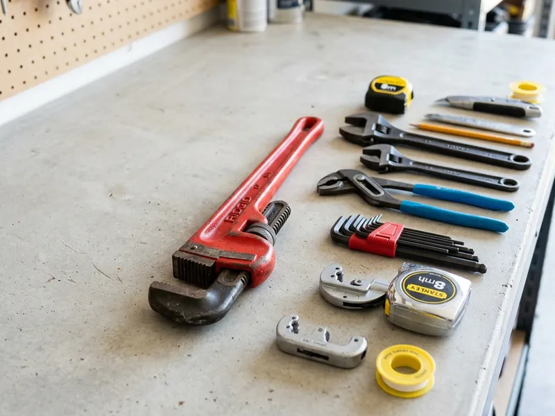 Professional plumbers in Punta de Agua, NM equipped with top-tier tools for residential and commercial plumbing services.
